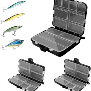 3 Piece Heavy Duty Fishing Box, Waterproof Fishing Box