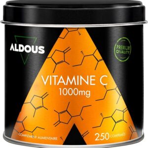 Vitamin C 1000mg - For 8 Months + - 250 Tablets - Vitamins Anti Fatigue